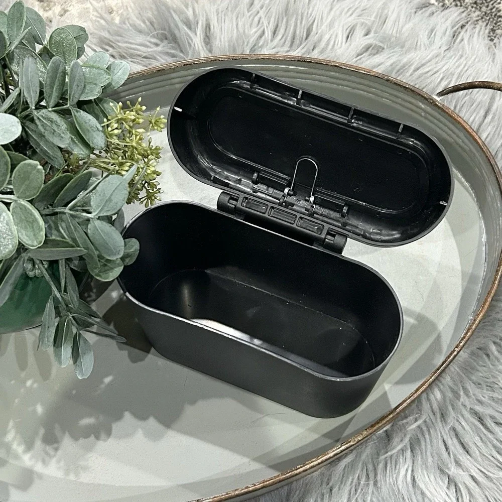 Portable Trash Can Garbage Bin With Lid‎ Leak Proof Interior For Car Home Office